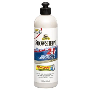 absorbine Showsheen 2-i-1 - sjampo & balsam, 591 ml* Stell Pels, Hud Og Man