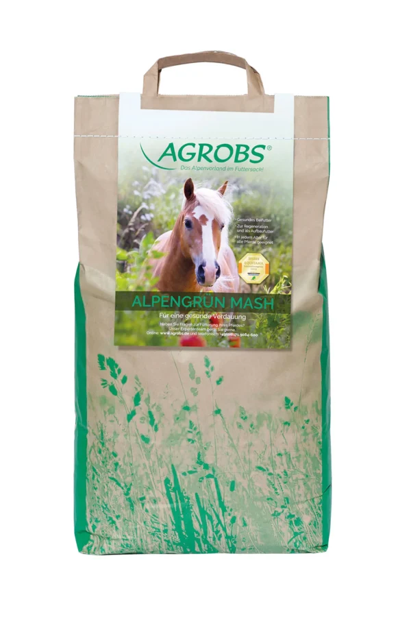 agrobs Alpengrün mash, refill, 5 kg* Kraftfôr, Mash Og Müsli