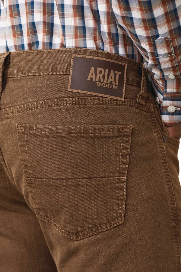 ariat M7 Str Grizzly Straight jeans til herre i olivengrønn* Ridebukser Til Herre