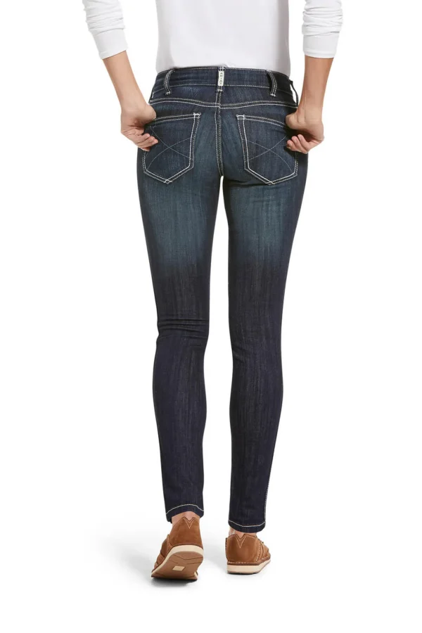 ariat Real Mid Rise Skinny Ella, dame* Jodhpur Ridebukser