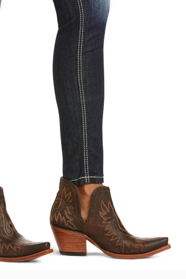 ariat Real Mid Rise Skinny Ella, dame* Jodhpur Ridebukser