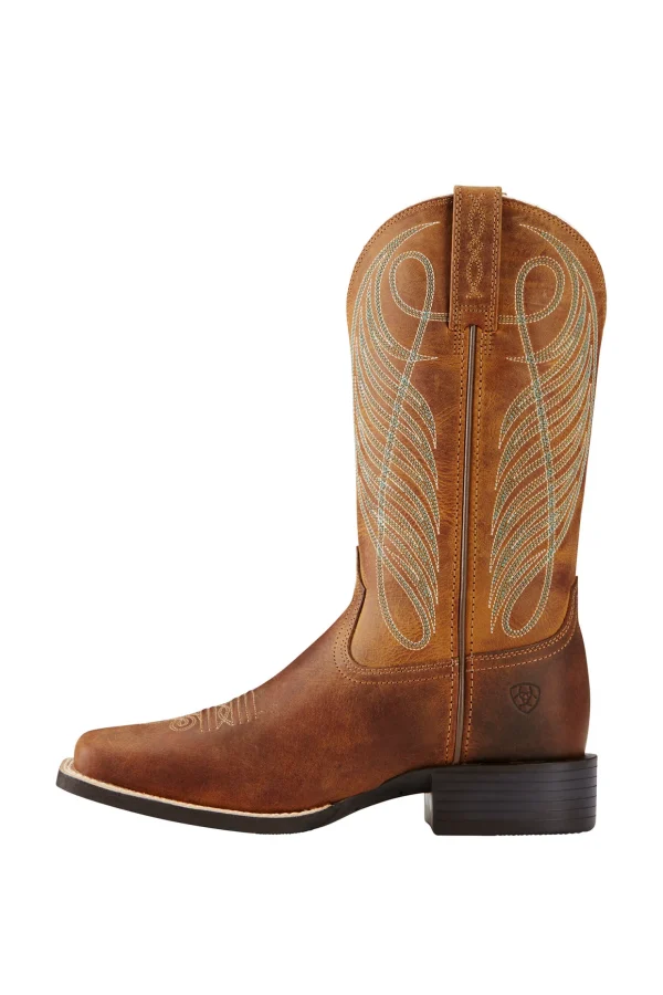 ariat Round Up Wide Square Toe dames westernstøvler* Western | Ridebukser