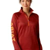 ariat Tek Team sweatshirt med 1/2 glidelås, dame* Gensere & Fleece