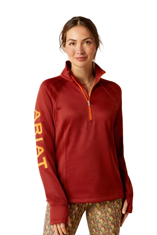 ariat Tek Team sweatshirt med 1/2 glidelås, dame* Gensere & Fleece