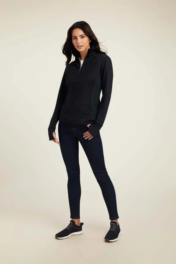 ariat Venture sweatshirt med 1/2 glidelås til dame* Gensere & Fleece