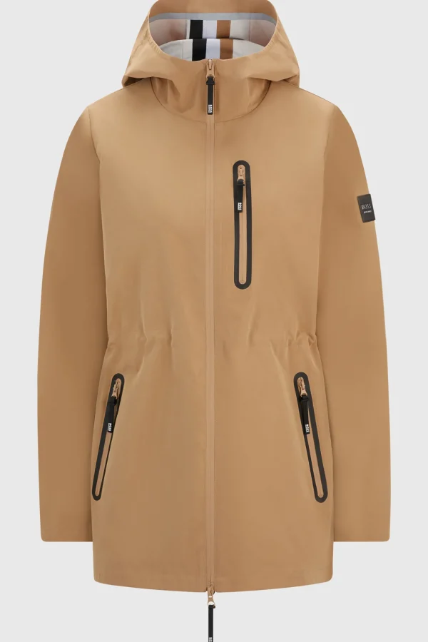 boss Lenie Hard Shell parka* Regntøy | Jakker Og Frakker