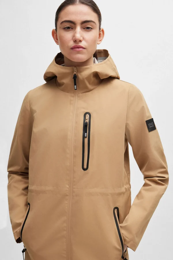 boss Lenie Hard Shell parka* Regntøy | Jakker Og Frakker