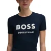 boss Maya Logo T-skjorte* Skjorter Og Topper