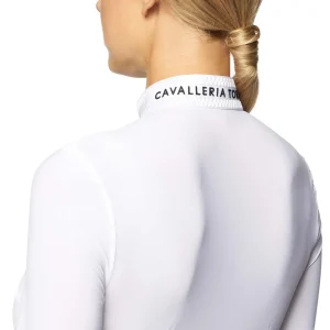 cavalleriatoscana Cavalleria Toscana Embroidery stevneskjorte med lange ermer for kvinner* Stevne