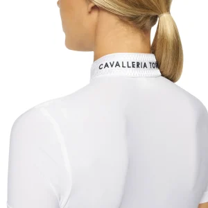 cavalleriatoscana CT Elegant Embroidery S/S Competition Shirt* Stevne