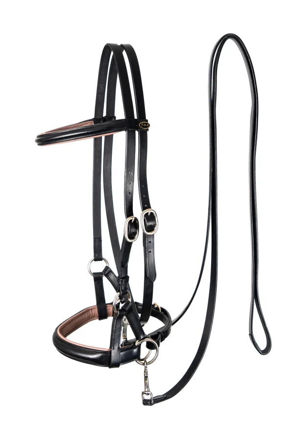 fra F.R.A. Freedom Riding Articles Pardoes de Luxe Sidepull med tøyler (system 3)* Hodelag & Nesereimer