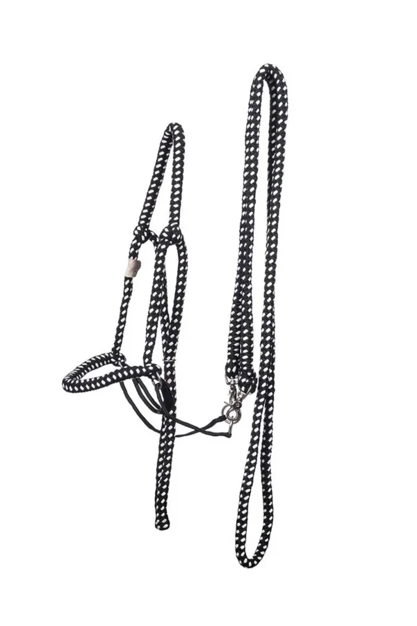 fra F.R.A. Freedom Riding Articles Nanouk bitless bridle (system 4) bomull med klipstøyler* Hodelag & Nesereimer