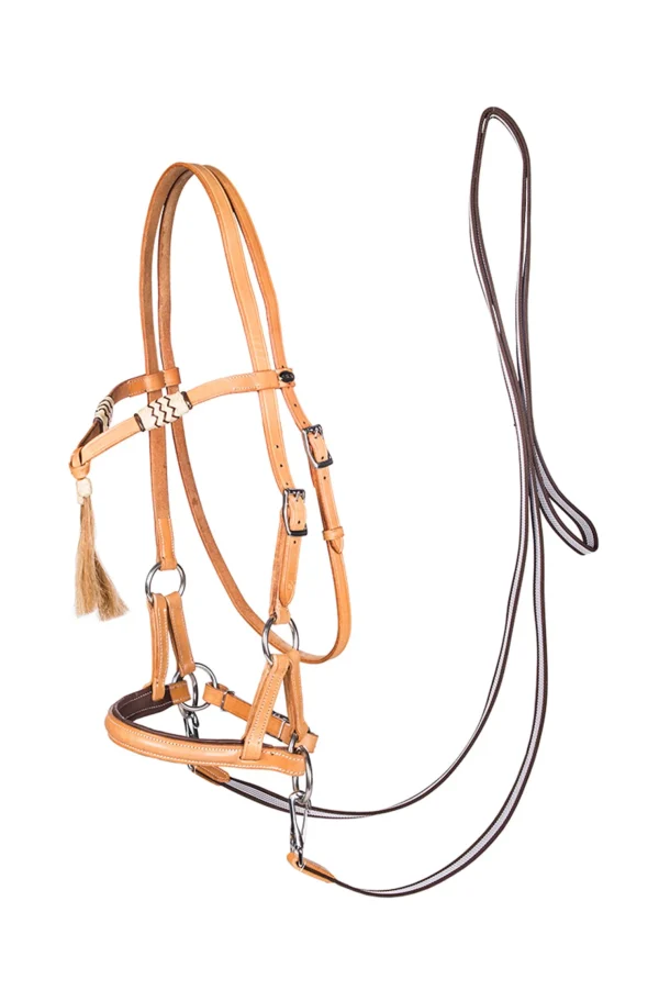 fra F.R.A. Freedom Riding Articles Shango sidepull (system 3) western-utseende, lær* Western | Hodelag & Nesereimer