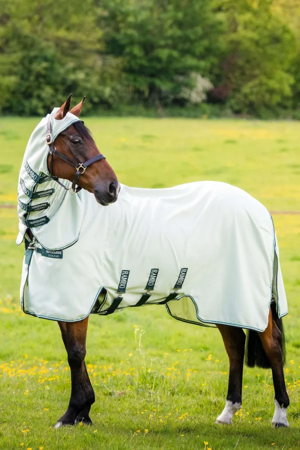 horseware Rambo Hoody Fluedekken med fast hals* Insektsdekken | Fluemasker & Fluepannebånd