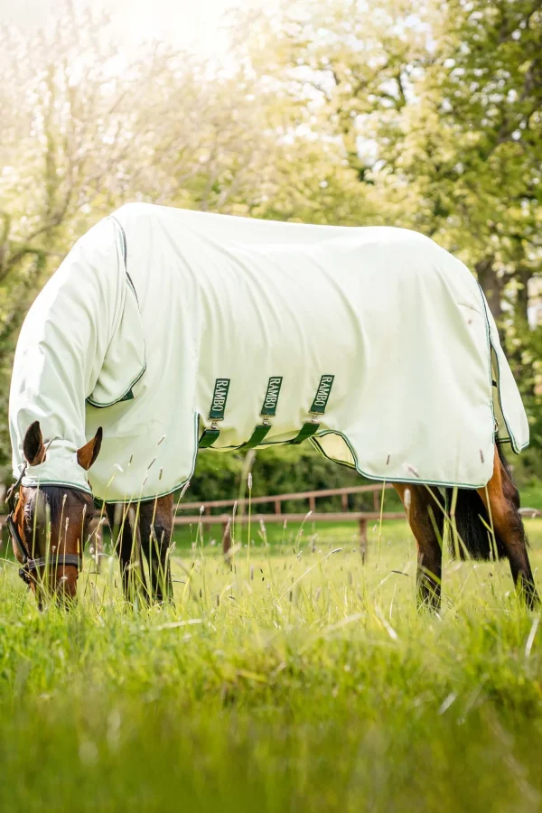 horseware Rambo Hoody Fluedekken med fast hals* Insektsdekken | Fluemasker & Fluepannebånd