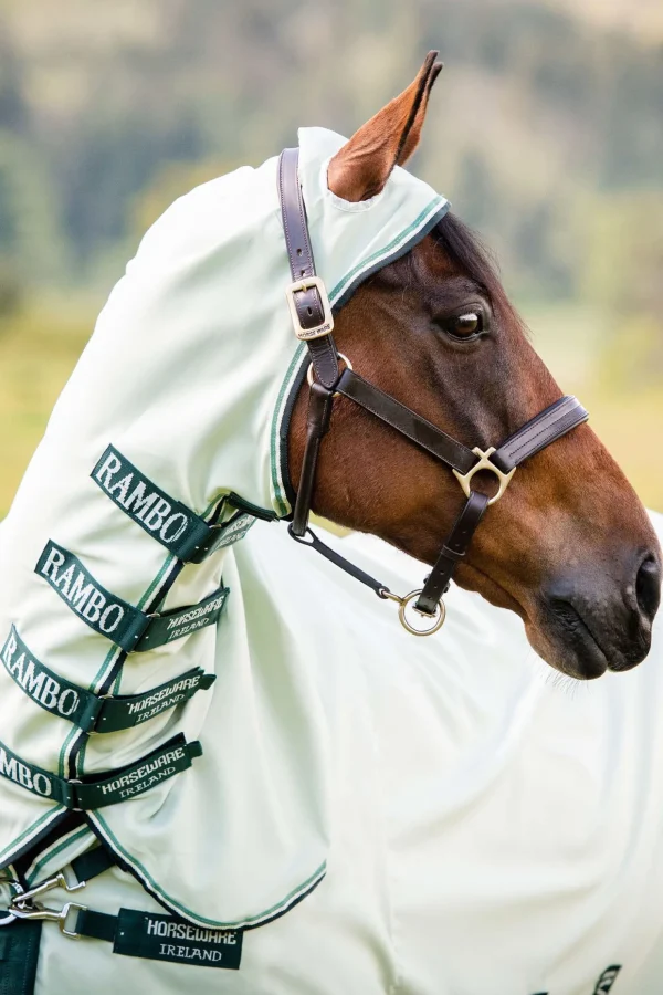 horseware Rambo Hoody Fluedekken med fast hals* Insektsdekken | Fluemasker & Fluepannebånd