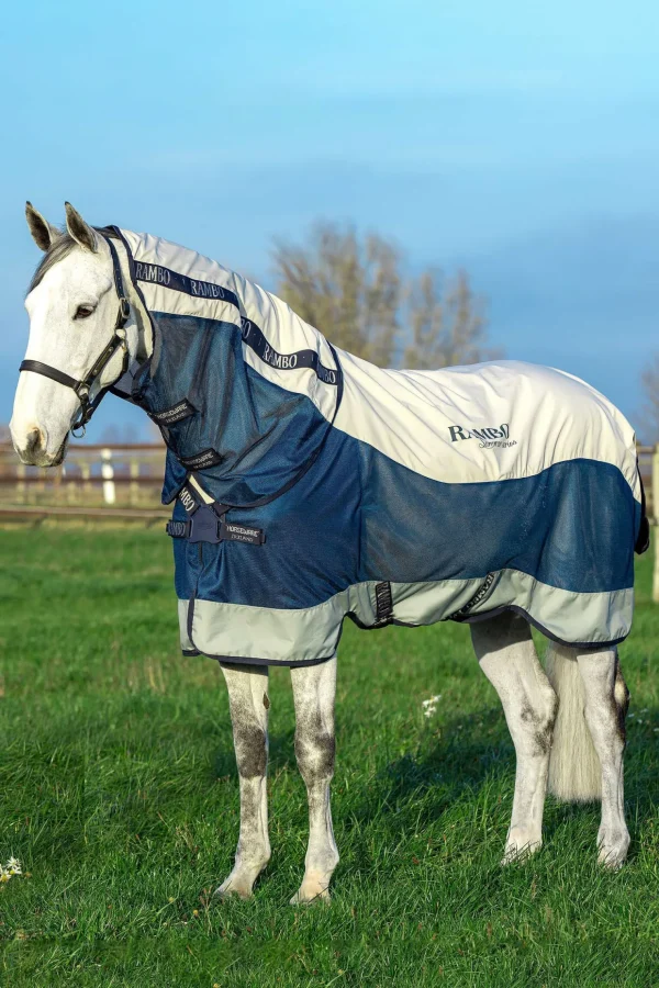 horseware Rambo Summer Series utedekken med liner og avtakbar nakkedel, 100g* Insektsdekken | Regndekken