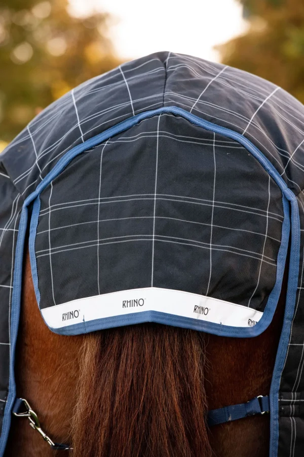 horseware Rhino Refletech Plus Vari-Layer utedekken inkl. avtakbar hals, 250 gram* Regndekken