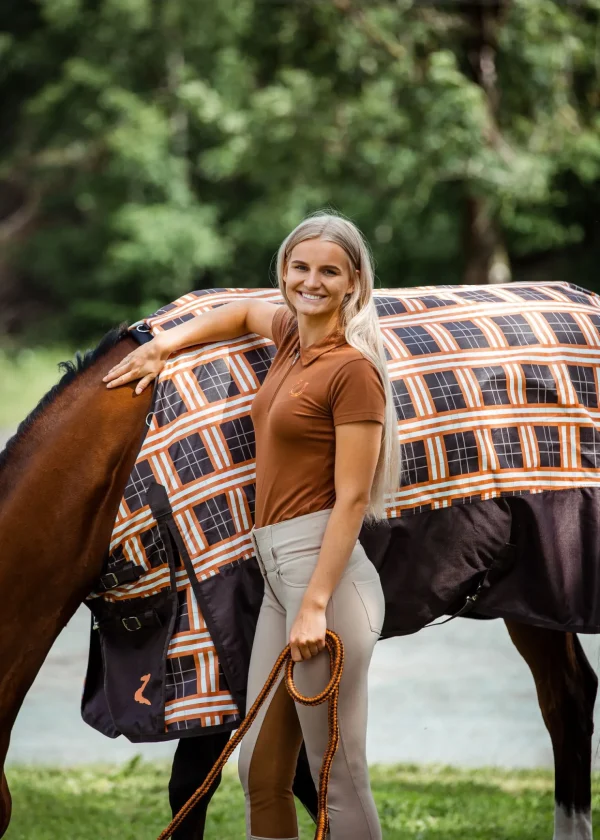 horze Amy kortermet poloskjorte i bomullstretch, dame* Skjorter Og Topper