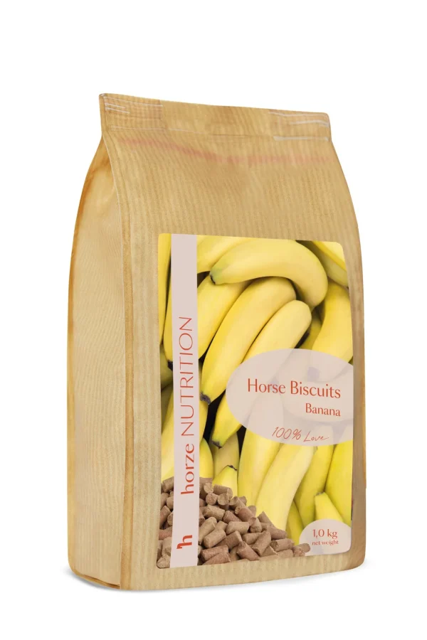 horze Biscuits godbiter, banan, 1 kilo* Hestegodteri