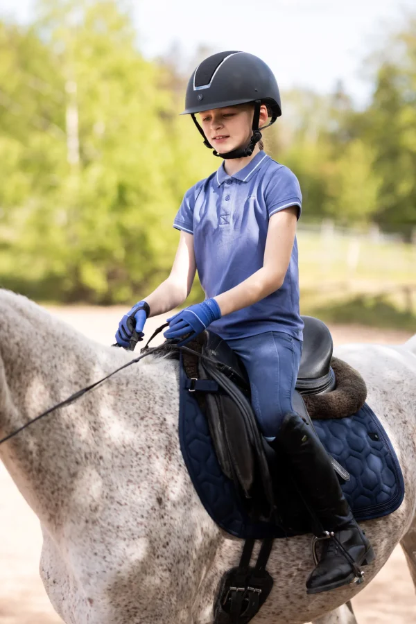 horze Sohra funksjonell poloskjorte til barn* Stevne | Skjorter Og Topper