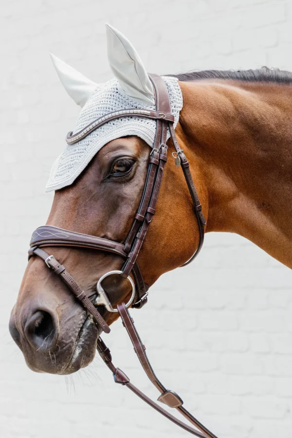 kentucky Horsewear fluehette Wellington Diamond Rope Soundless* Ørehetter | Ørehetter