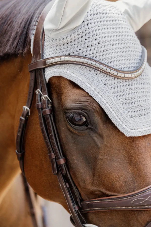 kentucky Horsewear fluehette Wellington Diamond Rope Soundless* Ørehetter | Ørehetter