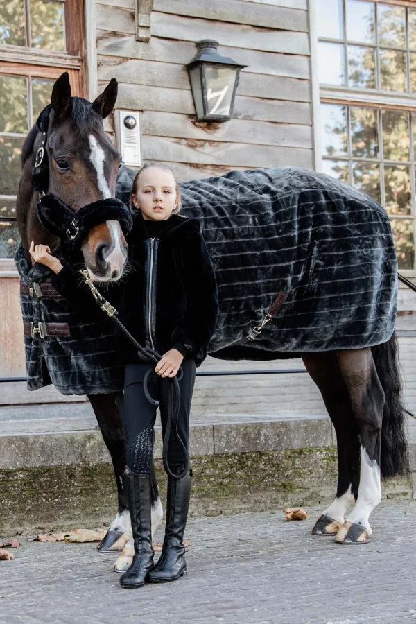 kentucky Horsewear transportgrime med saueskinn* Grimer