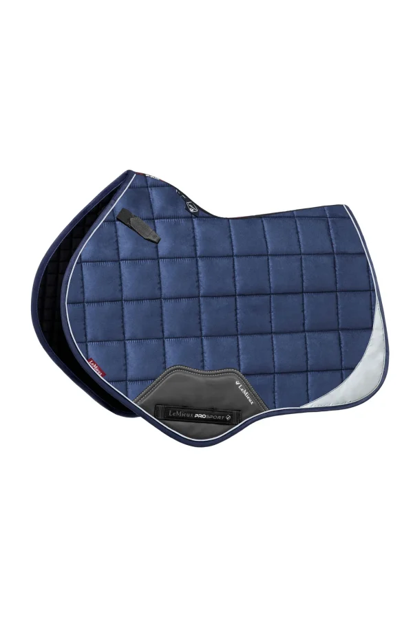 lemieux Reflective Suede Close Contact Square Saddle Pad* Refleks Til Hest | Refleks Til Hest