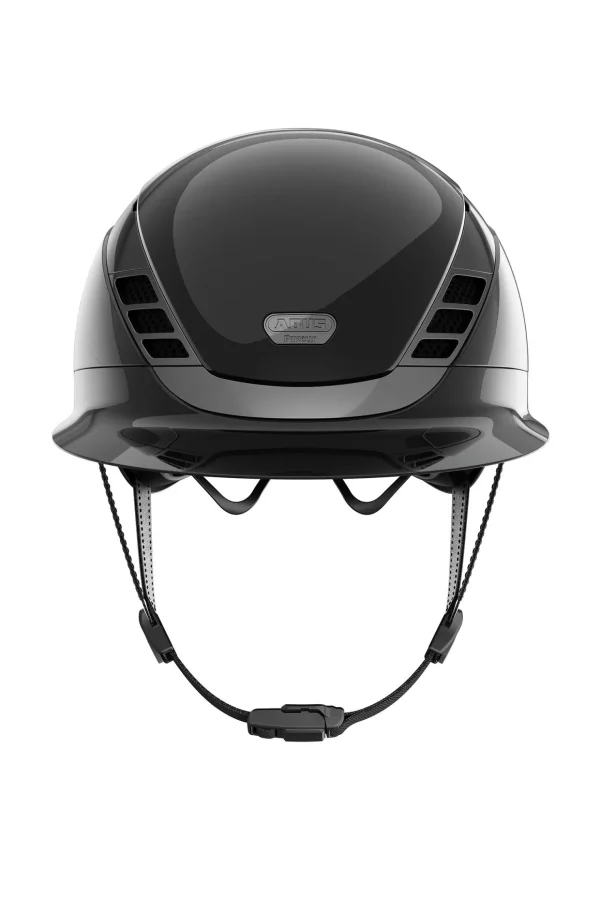 pikeur Abus AirLuxe Chrome ridehjelm med lengre brem* Ridehjelmer