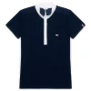 tommyhilfigerequestrian Tommy Hilfiger Equestrian Chelsea Avkjølende Polo-skjorte med korte ermer og logo* Stevne | Skjorter Og Topper