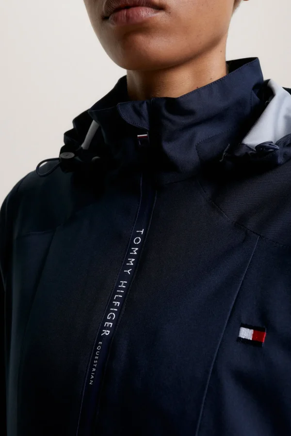 tommyhilfigerequestrian Tommy Hilfiger Equestrian Barcelona Tilpasset Regnjakke* Regntøy | Jakker Og Frakker