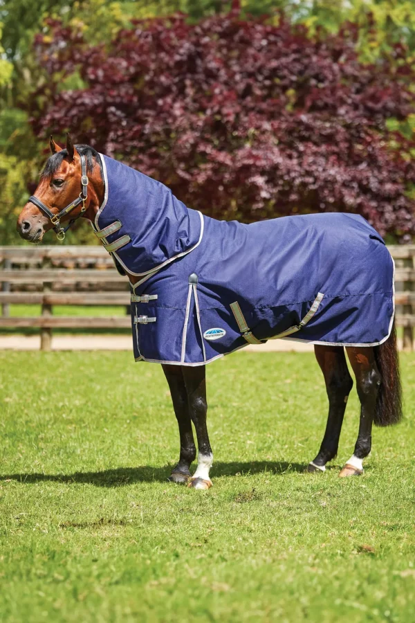 weatherbeeta Comfitec Essential Detach-a-Neck Medium Turnout Rug, 220g* Overgangsdekken & Vinterdekken